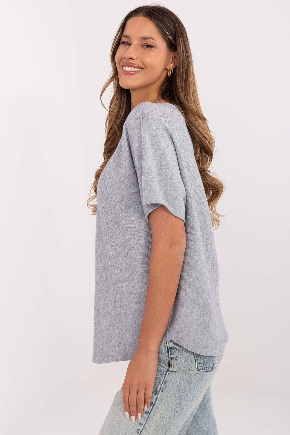 Short sleeve sweater model 209990 Italy Moda